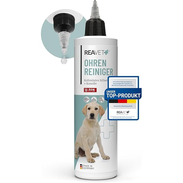 Canina 74262 2 Mikrosilber Set (Ohrenliquid,Ohrenspülung), 50 ml 