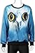 THENICE Women's Sport Pullovers Couples Sweater Sweatshirt Fashion T-shirt (Owl)