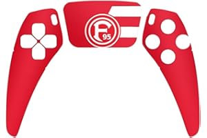 DeinDesign Skin kompatibel mit Sony Playstation 5 Controller PS5 Folie Sticker Offizielles Lizenzprodukt F95 Fortuna Düsseldorf