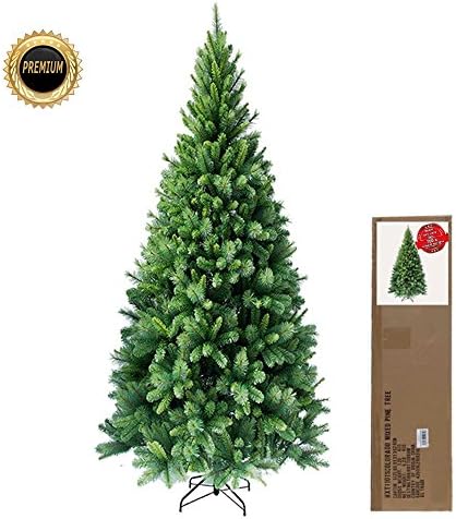 exclusive PVC artificial christmas tree with extra small diameter, evergreen pine fir, 180 cm-6 feet, flame resistant
