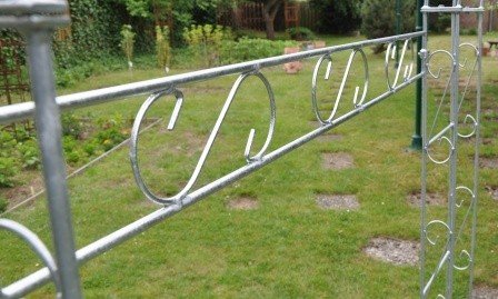 Verbindungselement für Laubengang Rosenbogen Zink Metall