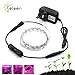 Price comparison product image YCDC 1m LED Strip Grow Light 5Red:1Blue 2A UK Adapter Black Push Switch Vegetable