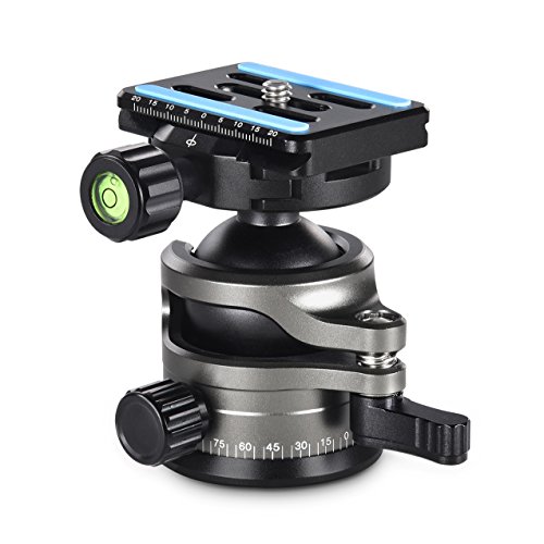 Zecti Aluminumlegierung Stativ Ballkopf fr DSLR Kameras bis zu 15kg