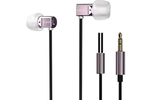 keephifi KBEAR Écouteurs filaires avec prise jack 3,5 mm pour téléphones, PC, ordinateurs portables (rose, sans micro)