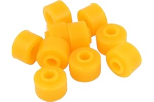 SOURCING MAP sourcingmap Vehicle Car 10 Pcs Orange Rubber Shock Absorber Bushings 10mm x 28mm x 20mm