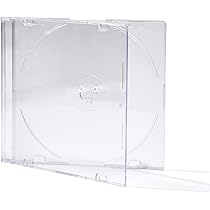 Maxtek Ultra Thin 5.2mm CD DVD Blu-Ray Clear Slim Jewel Case with