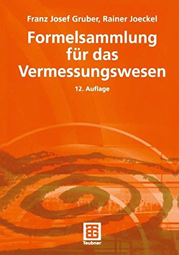 Formelsammlung für das Vermessungswesen