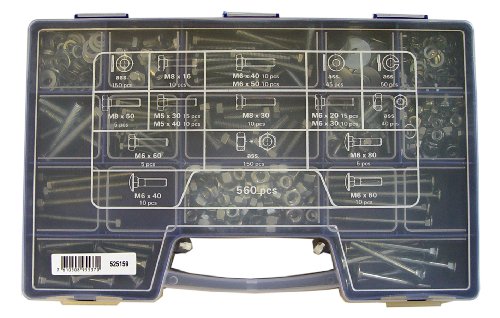 Bestapac 525159 Metallschraubenkoffer verzinkt