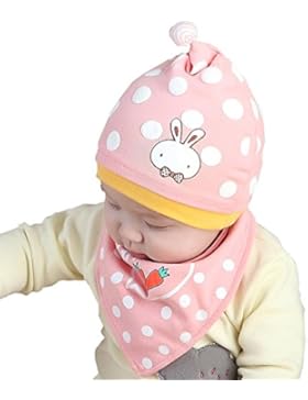 Babybekleidung Hüte & Mützen Longra Baby Beanie für Jungen Mädchen Wintermütze Baumwollhut und Baby Halstuch Dreieckstuch...
