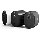 Arlo Pro 5 Telecamera Wi-Fi Esterno & Stazione Base Smart Hub, 2K HDR, 160°, Visione Notturna Colori, Sirena, Rilevamento Mov