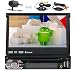 Produktbild 7" Zoll Android 1Din Auto Radio Quad-Core 6.0 Eibisch Stereo System Multi-TFT-Bildschirm In-Dash abnehmbare Panel-Auto-DVD-Spieler mit GPS, BT, RDS, WIFI, Touch Screen + Free Karte Auto + Free Rear