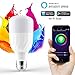 Produktbild Wifi Smart E27 Rgb Lampen Glühbirnen Birne Lampe Mehrfarbig Alexa 7W Dimmbar  App gesteuert Tageslicht Nachtlicht, Funktioniert mit Alexa (Echo, Echo Dot )Tablet, Google Home