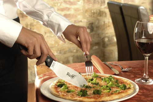 Ein Pizzaschieber plus 6 Stück Pizzamesser HOME plus ein Jumbo-Pizzamesser im Vorteils-Set - 6
