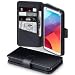 Produktbild LG G6 Case, Terrapin [ECHT LEDER] Brieftasche Case Hülle mit Standfunktion Kartenfächer und Bargeld für LG G6 Hülle Schwarz