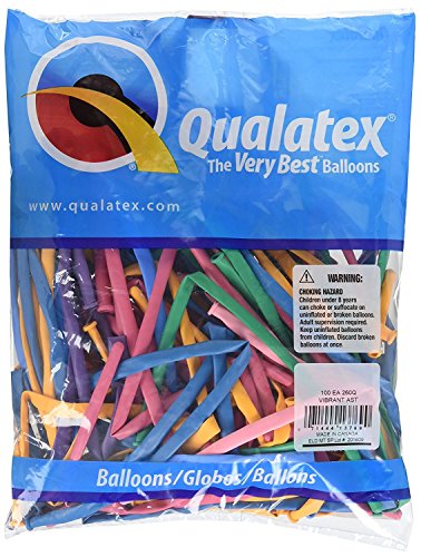 Qualatex 100 Modellierballons 260 Q, VIBRANT-Mischung - 4