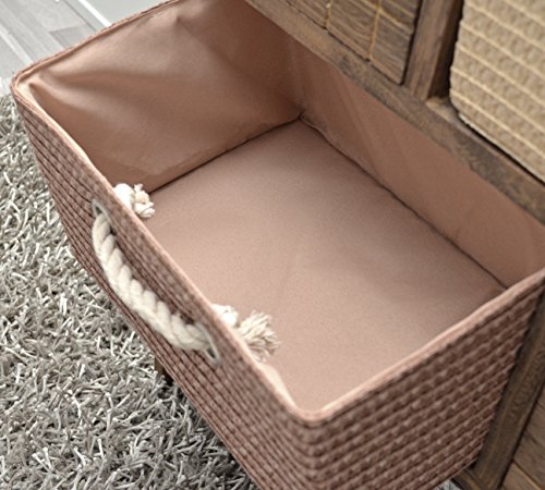 Landhaus Kommode Shabby Used Antik Schrank Regal mit Körben und Schubladen NEU - 4