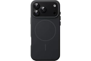 JETech Magnetiskt Silikonskal för iPhone 18 Pro, Svart | Kompatibel med MagSafe, Silkeslen Mjuk Beröring, Stötsäkert Skydd, Reptålig