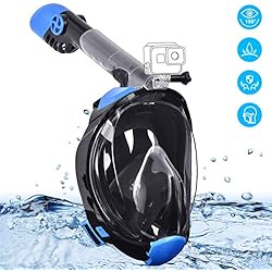 Gocheer Masque de Plongée,180 ° View Masque (L/XL)