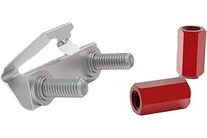 /dev/Mount 50-Pack - Cage Nut Alternative from Patchbox, Screw Replacement for 19 Inch Server Rack Rails, Easier and Faster than M5 Cabinet Nut for Mounting Hardware in Network Cabinet