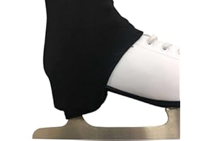 HOMU Figure Skating Practice Pants Girls Ice Skating Tights Pantyhose Over The Boot Legging Without Fleece Half Cover
