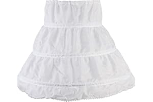 WINOMO Jupon de Robe de cérémonie pour Enfants Crinoline princesse Petticoat de Filles 2-14 ans - Blanc