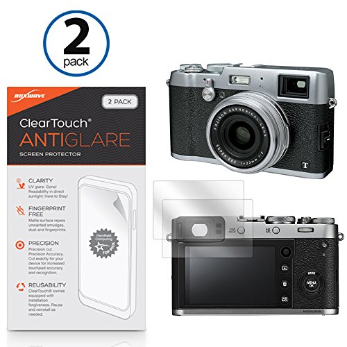 Fujifilm x100 F Displayschutzfolie, BoxWave® [ClearTouch AntiGlare (2er Pack)] Anti-Fingerprint Matt Folie Schutzfolie für FujiFilm x100 F