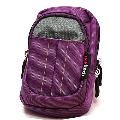 Navitech housse   tui violet pour appareil photo num  rique Nikon COOLPIX A100