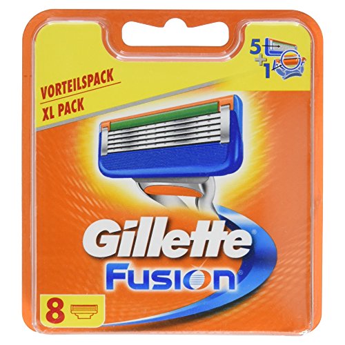 Gillette Fusion Rasierklingen für Männer, 8 Stück