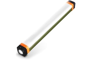 LETOUR Lampada Campeggio Ricaricabile, 1200 mAh 4 Modalità 400 lumens di illuminazione Lanterna Portatile da Campeggio con Magnete Luce di Emergenza IP68 Impermeabile per Escursionismo Casa Barbecue
