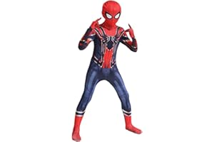 KLCH Kinder Theme Party Cosplay Fancy Kostüm, Kids Leistung Disguise Superheld Action Verkleidung 3D Anime Boysuit Costume Overall for Karneval