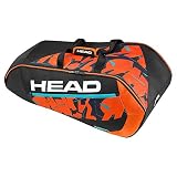 Nuevo modelo 2017 Head Radical 9R Supercombi Bolsa de Tenis, Unisex Adulto, Negro/Naranja, Talla Única