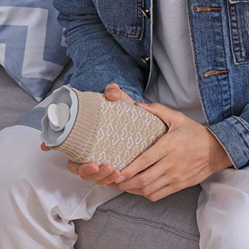 HEALIFTY Heißwasserbeutel Silikon Wärmflasche Wasser Injektionsbeutel für Hand Magenwärmer