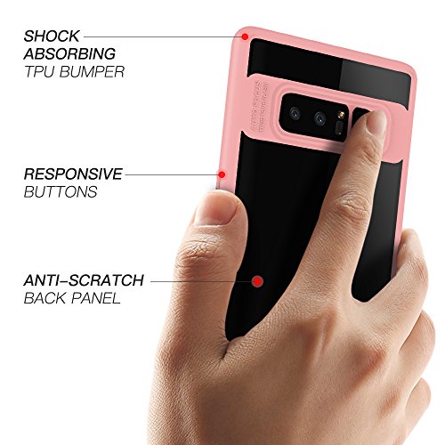 Samsung Galaxy Note 8 Funda Myriann Ultra Slim Resistente a los Ara azos Ligero Protector Contra la Espalda Funda para Galaxy Note 8 Rosado reviews Samsung Galaxy Note 8 Funda Myriann Ultra Slim Resistente a los Ara azos Ligero Protector Contra la Espalda Funda para Galaxy Note 8 Rosado