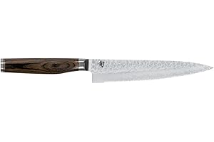 KAI EUROPE Kai TDM-1722 - Coltello Multiuso con Lama seghettata Shub Premier, Serie Tim Mälzer, 15 cm