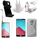 Produktbild LG G4/G4/LTE Dual-Dual-SIM/H815 H815TR H812///H810/H811 LS991 VS986/////US991 H818P H818N-Zubehör Clip: Schutzhülle-Halterung mit Lenkrad, Kfz-Ladegerät, Stylus, Schutzfolien, Silikon, TRANSPaRENT
