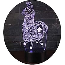 leisu 3d illusion lampe nachtlicht optische tauschung lampe schreibtischlampe tischlampe 7 farben mit acryl ebene - fortnite saufkrug kuchen