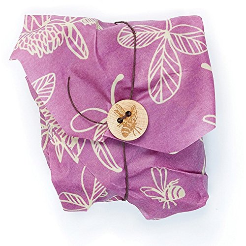 Bee ’s wiederverwendbar Clover Sandwich Wickeln, nachhaltig zur Aufbewahrung von Lebensmitteln, 33 x 33 cm - 3