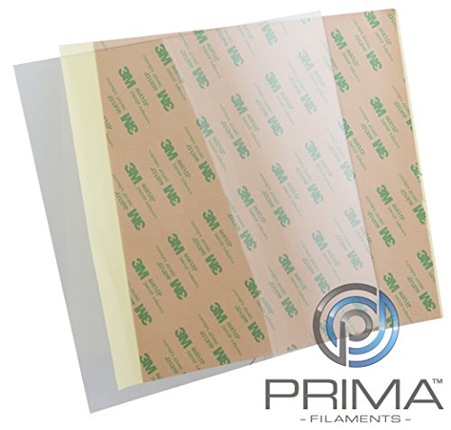 PrimaCreatorPF-PEIU-203x254-05 PEI Ultem Sheet, 203 mm x 254 mm, 0.2 mm with 3M 468MP Tape