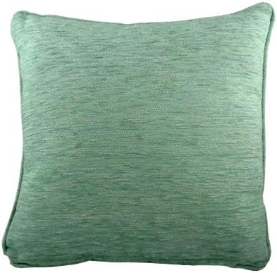 Cushion Crazy’s - Evans Lichfield SAVANNAH Chenille Cushion Covers | Stools Pillow Covers |Furniture Covers | Sofa Covers | Sofa pillows | Pillows| Pillow covers | Pillow Cushion Covers| Couch Covers | Pillion Pad |Headrest (Duck Egg Blue, 17” x 17” Inches | [43cm X 43cm])