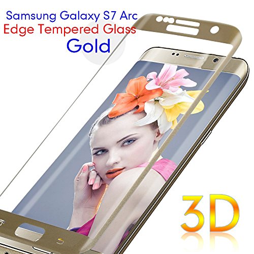 Samsung Galaxy S7 Edge Protector de Pantalla TEFOMATE Vidrio Templado Protector de Pantalla Completa Tempered Glass Screen Protector para Galaxy S7 Edge 5 5 Curvado 3D Silk Gold-Oro reviews Samsung Galaxy S7 Edge Protector de Pantalla TEFOMATE Vidrio Templado Protector de Pantalla Completa Tempered Glass Screen Protector para Galaxy S7 Edge 5 5 Curvado 3D Silk Gold-Oro