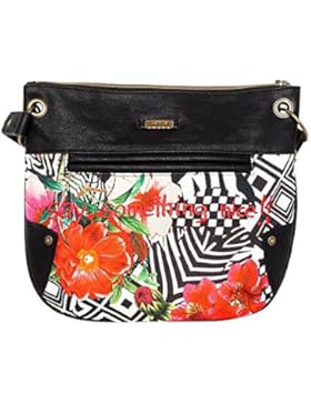 Desigual BROOKLYN TSUKIFLO Schwarz-Rot 51X50K1-2000 Damen Handtasche Tasche Schultertasche Umhängetasche