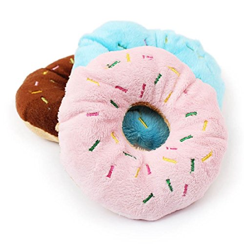 Pet-Toys-Cute-Donuts-Pet-Puppy-Plush-Sound-Squeaky-Funny-Chew-Toys-Random-Color