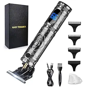 RESUXI Ornate Cordless Hair Clippers for Men Professional Hair Trimmer Electric Close Cutting T-Blade Trimmer Edger Liners,Rechargeable Wireless Barber Clippers Haircut Kits Detail Beard Shaver