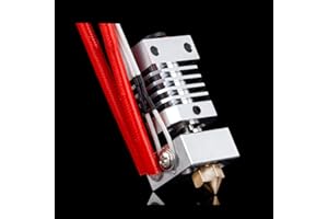 BZ 3D Ender 3 All Metal Hotend Upgrade 24V 40W Präzisions Kit,MK8 Messing Düsen 0.4mm,Titanium Heatbreak,für Ender 3/V2/Pro/Max.(24V Brass Nozzle Kit)