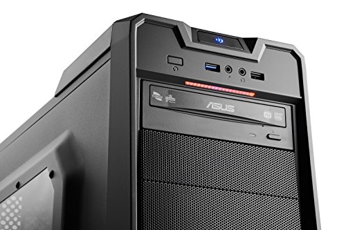 Gaming PC CSL Speed Vision X7769 inkl. Windows 10 – Leiser Gamer PC mit Intel Core i7-7700K 4x 4200MHz, 16GB DDR4 RAM, 250GB SSD, 2000GB SATA, GeForce GTX 1070, DVD, 24 Zoll ASUS TFT, USB 3.1 Gen 2 - 3