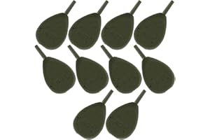 GREENBOX 10x Carp Fishing Casting Ledger Weights 1.5oz 2oz 2.5oz 3oz 3.5oz Inline Style NGT