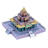 The Tibetan Buddhist Temple Metal Puzzle is an unique design from Microworld released in May, 2019