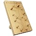 Children's Wooden Set of Two Learn the Digits Game With 7 Wooden Pieces and One Wooden Support Each