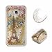 Produktbild Galaxy J3 2016 Hüllen, MingKun Transparent TPU Bling Glitzer TPU Handyhülle für Samsung Galaxy J3 2016 J320 Glänzend Treibsand Pattern Silikon Weich Case Cover Dynamisch Flüssige Fließend Schutzhülle - Eiffel Tower Eiffelturm