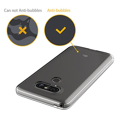 LG G5 Hülle Case, Elekin Transparent TPU Case Crystal Clear Handyhülle Schutzhülle für LG G5 - 7